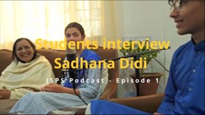 28🌐Студенты ISPS в беседе с Садханой Диди (дочерью Шри Матаджи) 2025
