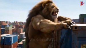 Кинг-Конг и Годзилла против Человека-Льва.