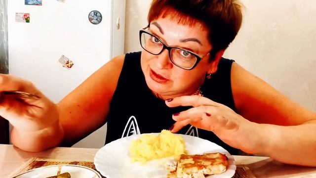 КАРТОШЕЧКА,РЫБКА,ОГУРЕЧИК👍/НУ,ВКУСНО ЖЕ😊/РЫБНЫЕ КУБИКИ ,ТАК УДОБНО /МУКБАНГ смотреть онлайн