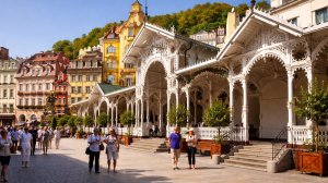 ⭐ Карловы Вары прогулка по городу | Путешествие по Европе | Зимняя ярмарка 2025 | Чехия 4K