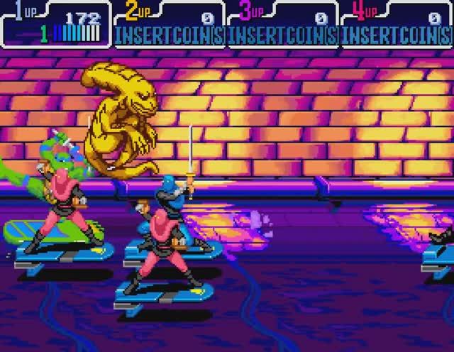 Teenage Mutant Ninja Turtles Turtles in Time Arcade смотреть онлайн