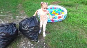 СУПЕР новый БАТУТ и сюрпризы Для Девочек