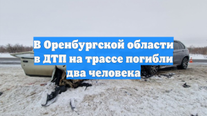 В Оренбургской области в ДТП на трассе погибли два человека