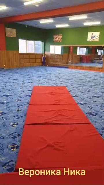 Двойной темповой переворот с разбега. Спортивная гимнастика смотреть онлайн