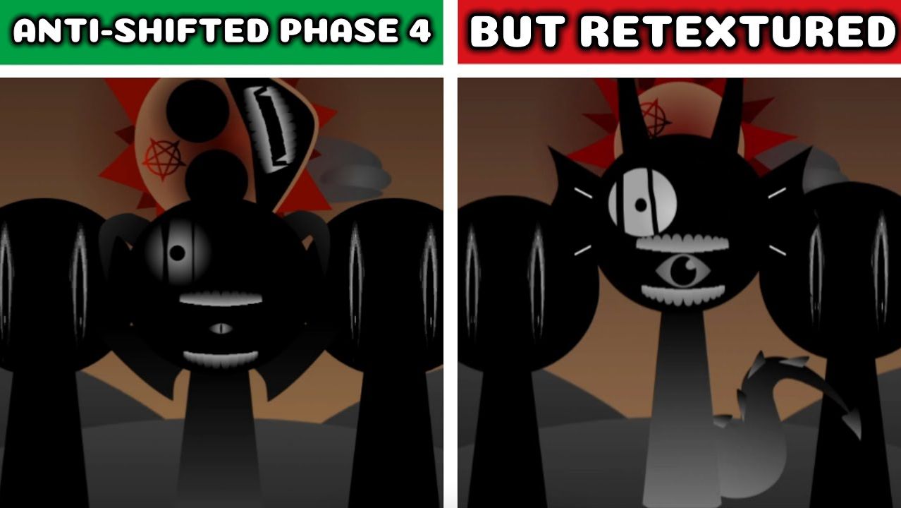 INCREDIBOX SPRUNKI🎵 ANTI-SHIFTED ФАЗА 4💀: ОРИГИНАЛ VS RETEXTURED🎨✨ У КОГО ВИЗУАЛ КРУЧЕ?👁️🤔 смотреть онлайн