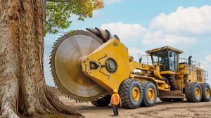 Экстремальные машины деревообработки.