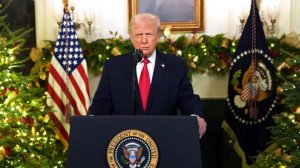 Трамп пожелал на Новый год мира на земле