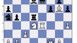 Алехин гениально выигрывает в 1 ход у Боголюбова