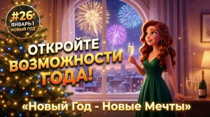ПЕСНЯ-АФФИРМАЦИЯ НА 1 ЯНВАРЯ: Включи и Притяни Удачу в Новом Году! 🎉✨
