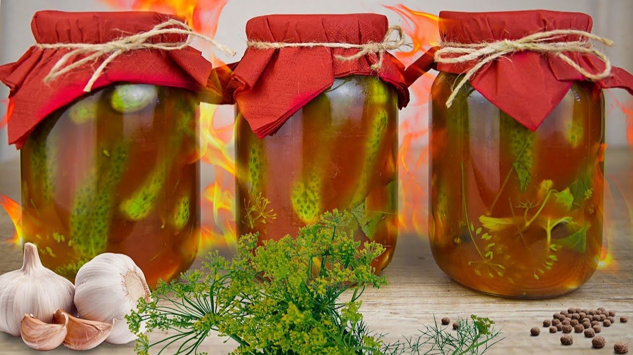 Маринованные Огурчики с ОГОНЬКОМ! МУЖЧИНЫ от такой Закуски В ВОСТОРГЕ! смотреть онлайн