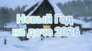 Новый 2026 год на даче