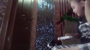 всем привет это обзор на мою робот собаку которою подарил дед мороз!