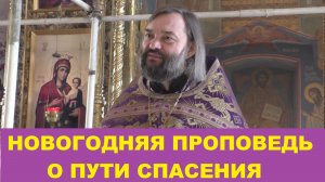 Новогодняя проповедь о пути спасения. Священник Валерий Сосковец