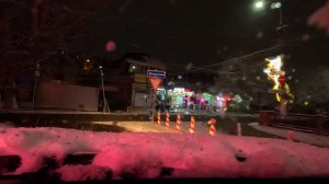 Прогулка на авто по снежной Ялте