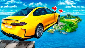 Как далеко чит тачка улетит с огромного трамплина в ГТА 5? GTA 5 Online