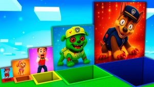 ВЫБЕРИ ПРАВИЛЬНУЮ ЯМУ ПОРТАЛ ЩЕНЯЧИЙ ПАТРУЛЬ РАЙДЕР СКАЙ МАРШАЛ в МАЙНКРАФТ PAW PATROL МУЛЬТИК