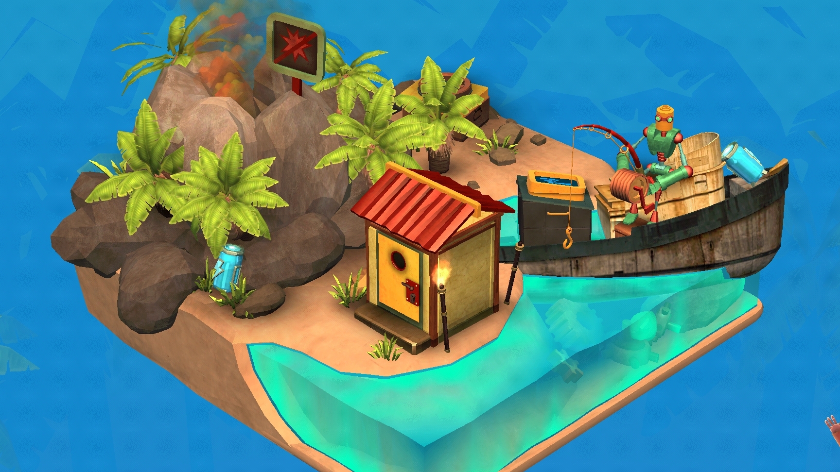 Tiny Robots Recharged | Странный Вулкан | Прохождение смотреть онлайн