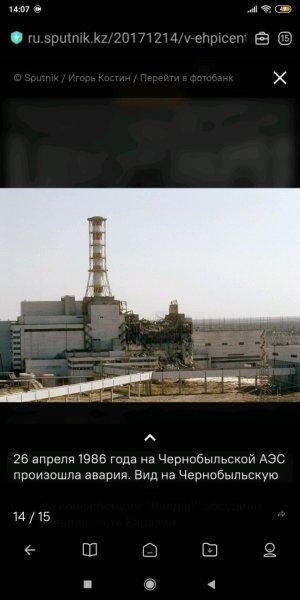 история Чернобыля