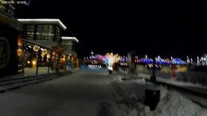 новогодняя прогулка  по  центру города