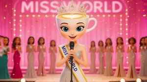 Балерина Капучина сделала себе макияж, чтобы участвовать в конкурсе красоты и стать Мисс мира