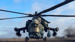 Экипаж вертолета Ми-28НМ уничтожил пункт управления БПЛА ВСУ