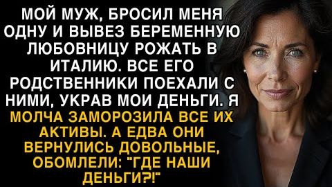Я ПЛАКАЛ, ЧИТАЯ! МУЖ УВЁЗ ЛЮБОВНИЦУ В ИТАЛИЮ, УКРАВ ДЕНЬГИ. ЗАМОРОЗИЛА АКТИВЫ — ОБОМЛЕЛИ!