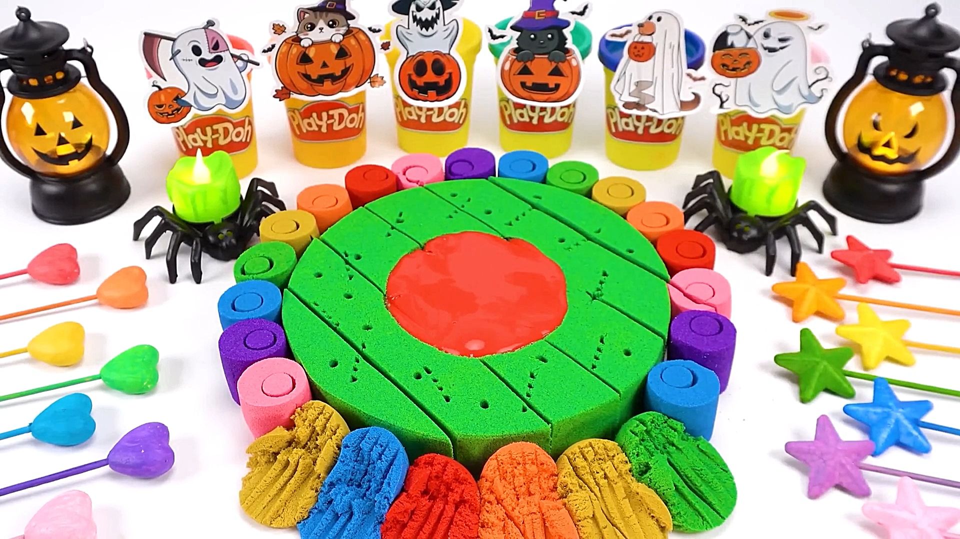 Для малышей мультики АСМР. Кинетический песок. Пластилин. Развивающие игры смотреть онлайн