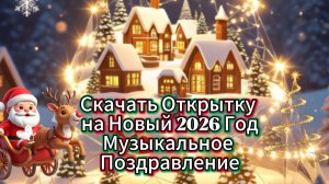 Скачать Открытку на Новый 2026 Год: Короткое Музыкальное Поздравление