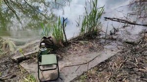 Рыбалка 23.04.2023 на реке Понура на летнюю мормышку.