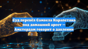 Суд перевёл Самвела Карапетяна под домашний арест — Амстердам говорит о давлении