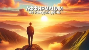 Аффирмации на каждый день #аффирмации #сознание #уверенность #бог #душа