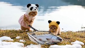 Котики и рыбалка
