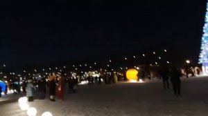 "Парад планет" на стрелке Васильевского острова в Санкт-Петербурге