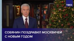 Собянин поздравил москвичей с Новым годом