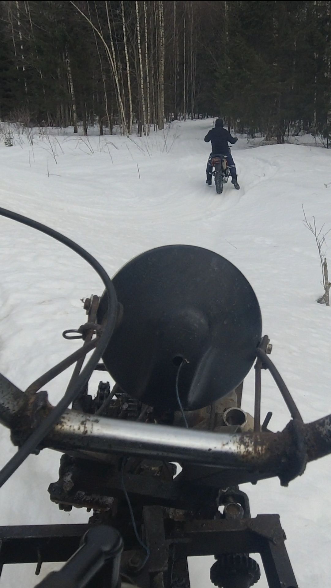 Пила мотоцикл по зимним дорогам №249в смотреть онлайн