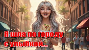 Я шла по городу с улыбкой...ИИ рулит...генерация ии. ии музыка. #Нейросетьклипы. ии музыка.