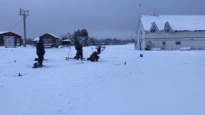 поимка форели