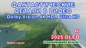 Фантастические детали в видео Dolby Vision HDR 4K.