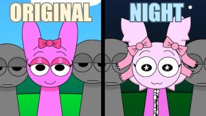 Incredibox Sprunki Pyramixed VS Pyramixed Ночная версия