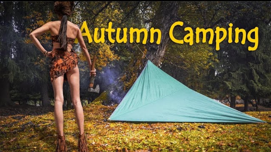 Осенний соло кемпинг девушки. смотреть онлайн