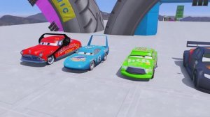 ГОНКА ПРИКЛЮЧЕНИЙ: супер‑герои на машинах покоряют экстремальную трассу! 🏎️ 🔥 🌊