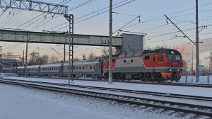 ЭП2К-337 совсем медленный "Дневной Экспресс" №120 Москва–Саранск