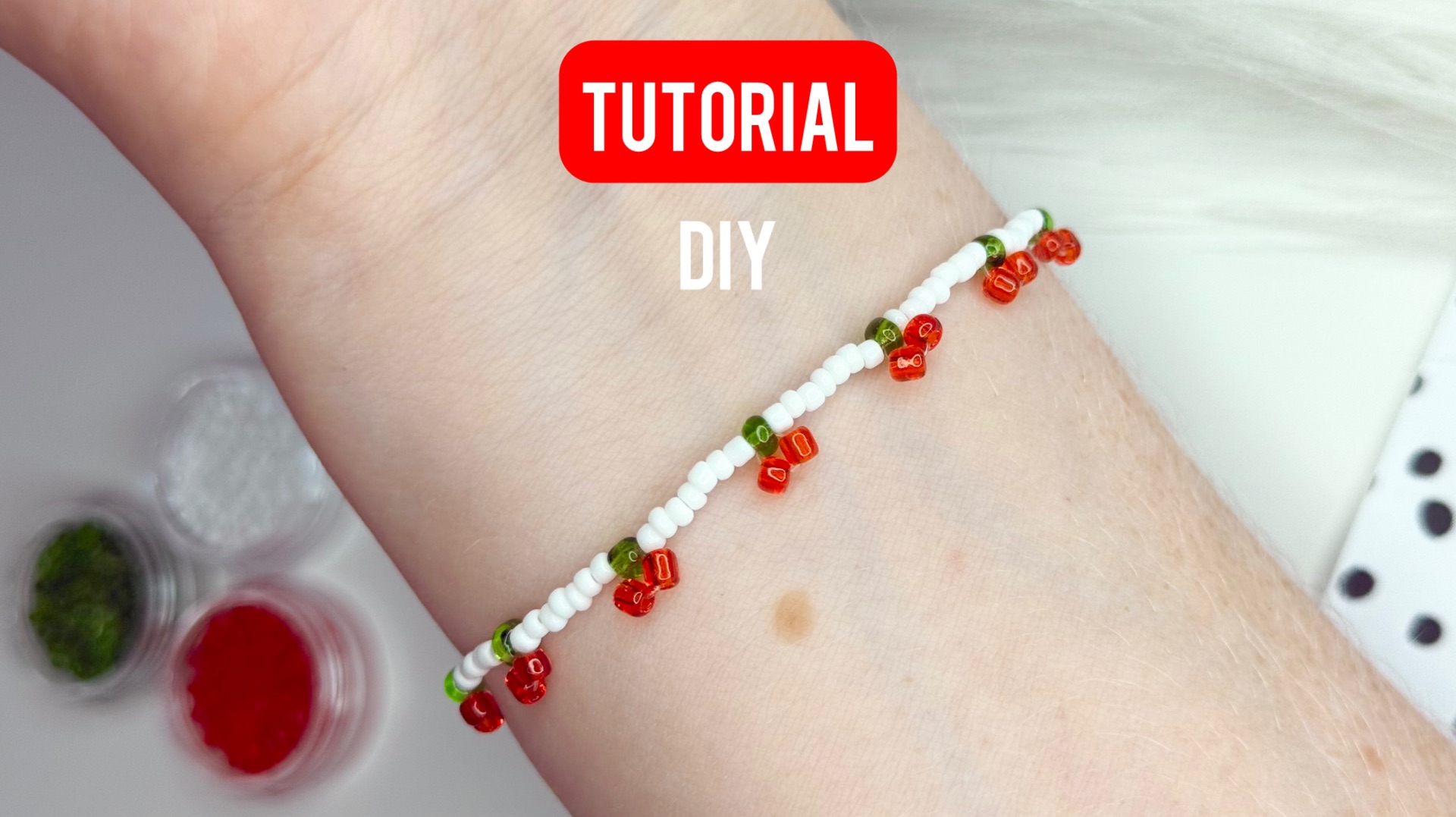 Туториал по изготовлению браслета из бисера с вишнями | Украшение своими руками для начинающих смотреть онлайн