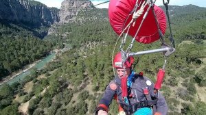 Зиплайн в каньоне Тазы.