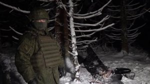 Минобороны России также показало один из сбитых украинских беспилотников, летевших на резиденцию Пут