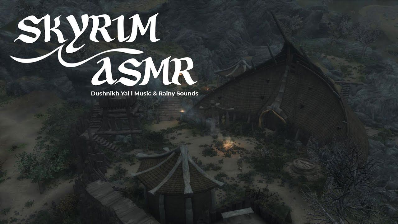Skyrim ASMR  Dushnikh Yal  Ambient Music  Rainy Sounds