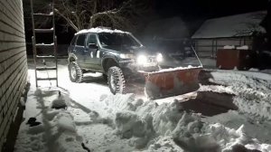 шевик змз 406 на военных мостах зима пришла