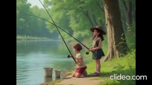 Мы со Светой  рыбу ловим