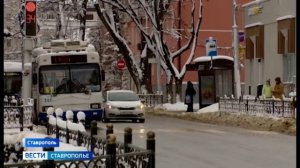 В первый день нового года общественный транспорт в Ставрополе работал по-разному