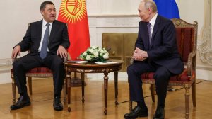 Путин обсудил с Жапаровым сотрудничество РФ и Киргизии